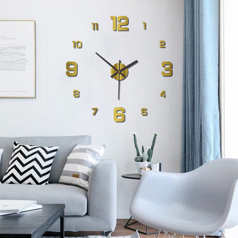 Digital Luminous Free Punch Wall Clock