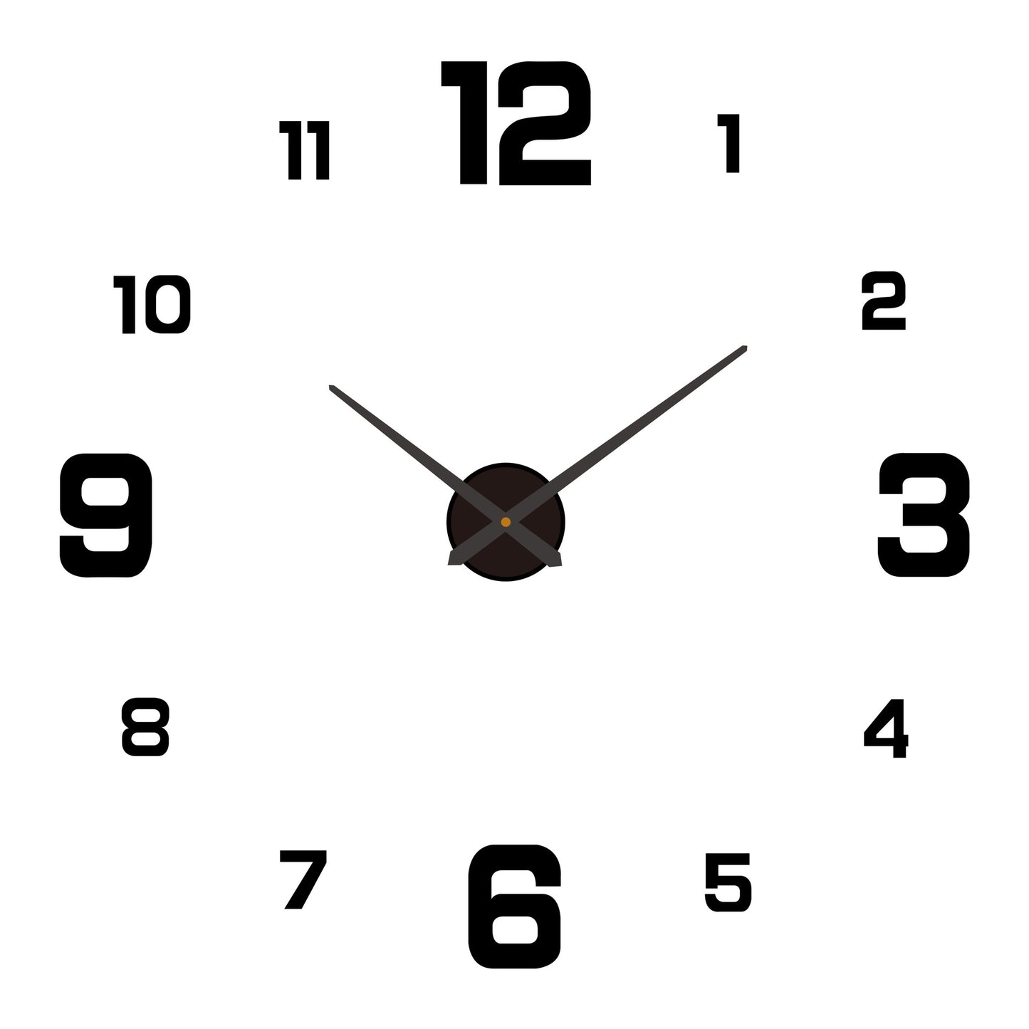 Digital Luminous Free Punch Wall Clock