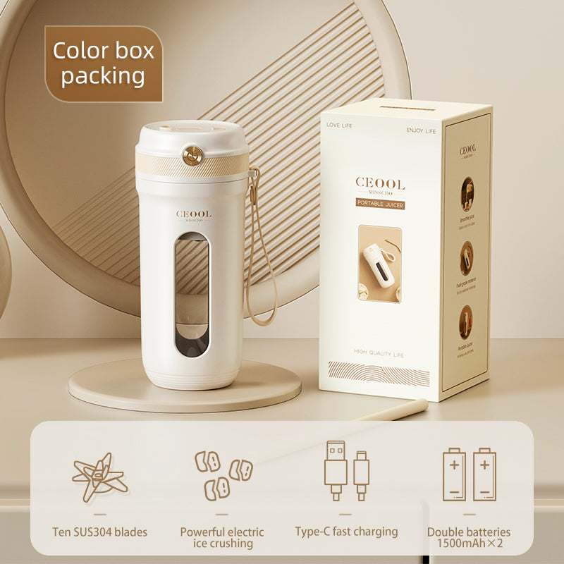 350ml Portable Electric Juicer USB Fast Rechargeable for Home Office Travel