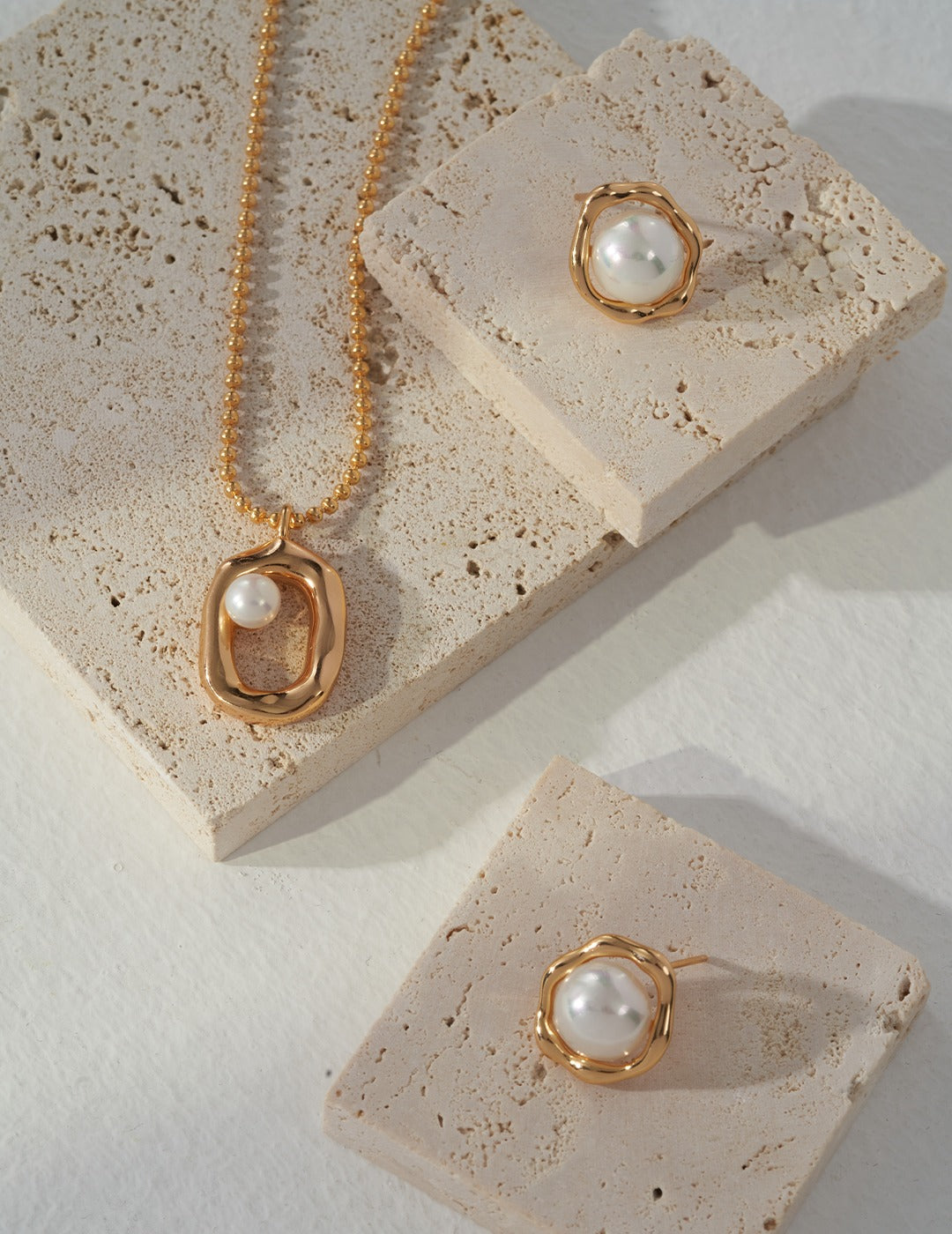 Sterling Silver Pearl Earrings