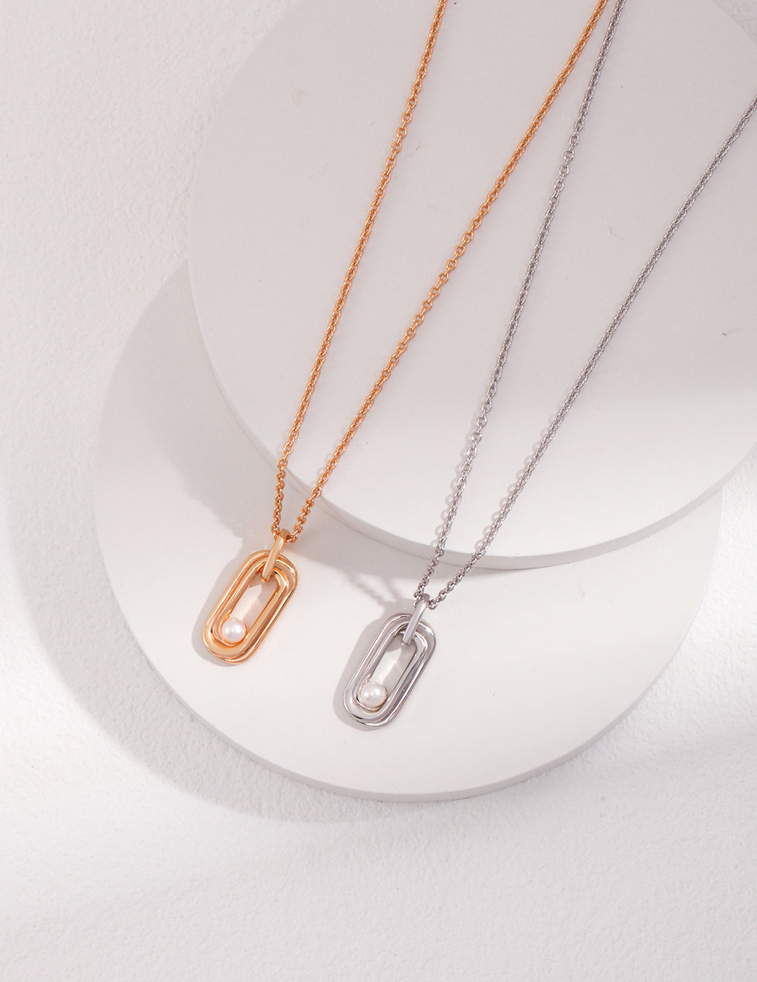 Sterling Silver Pearl Necklace