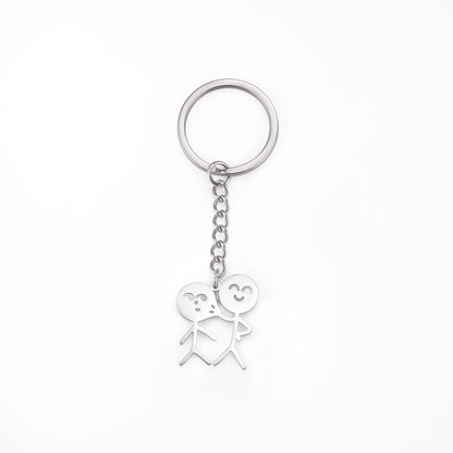 Cute Funny Face Couple Keychain (Buy Two or More Get Extra 20% Off)