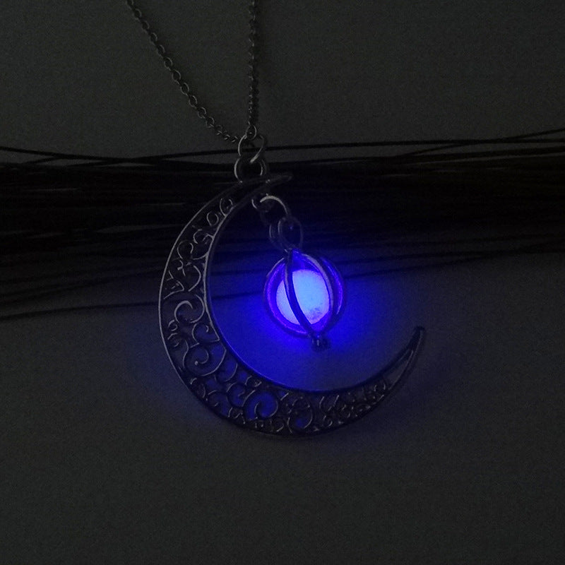 Halloween Luminous Hollow Necklace