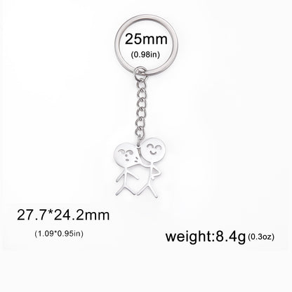 Cute Funny Face Couple Keychain (Buy Two or More Get Extra 20% Off)