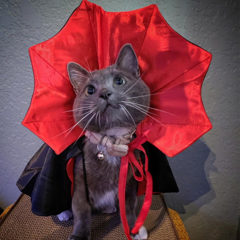 Pet Halloween Costume Vampire Cloak