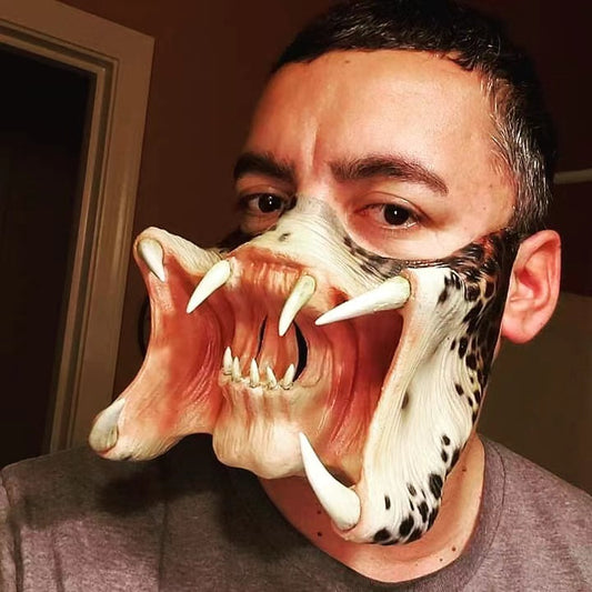 3D Halloween Horror Alien Half Face Mask