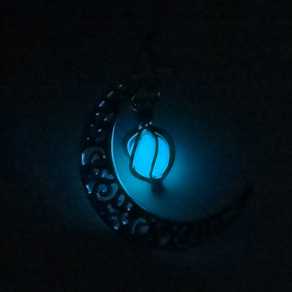 Halloween Luminous Hollow Necklace