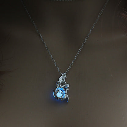 Halloween Luminous Hollow Necklace