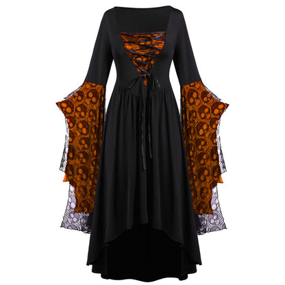 Halloween Costumes Skull Lace Strap Dress