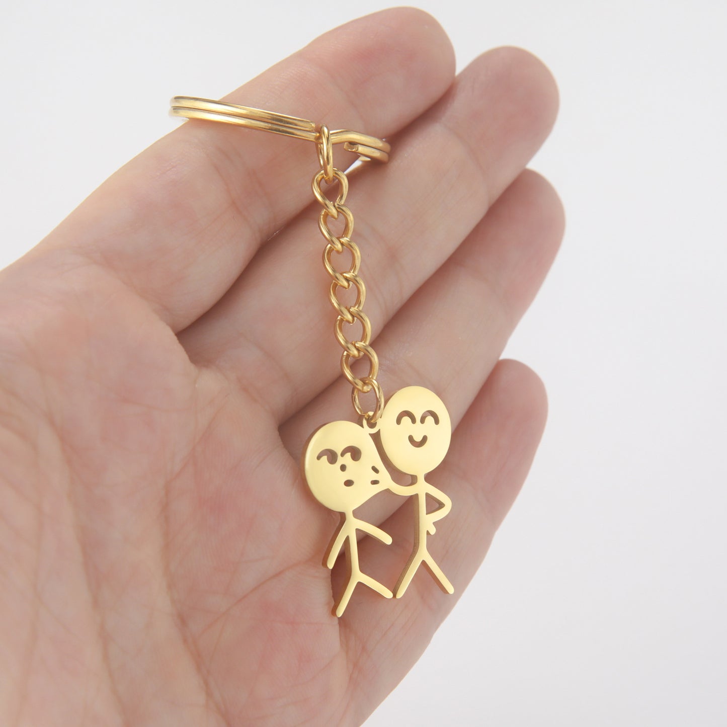 Cute Funny Face Couple Keychain (Buy Two or More Get Extra 20% Off)