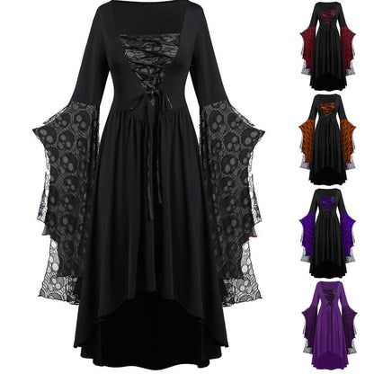 Halloween Costumes Skull Lace Strap Dress