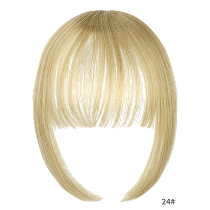 Synthetic Clip Wig Bangs Natural Seamless Hair Extensions with Sideburns