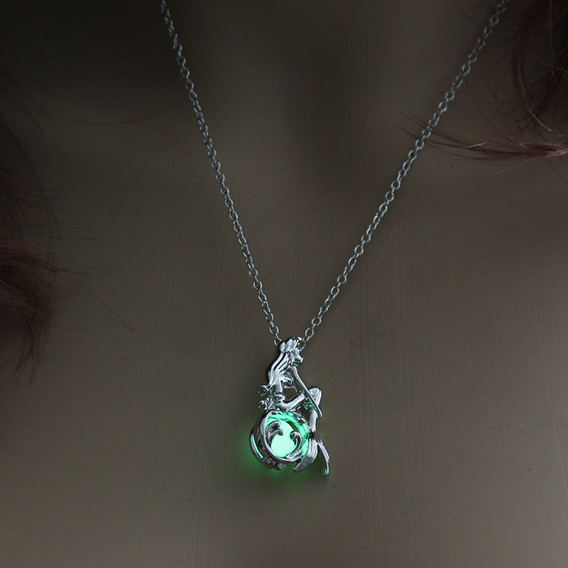 Halloween Luminous Hollow Necklace