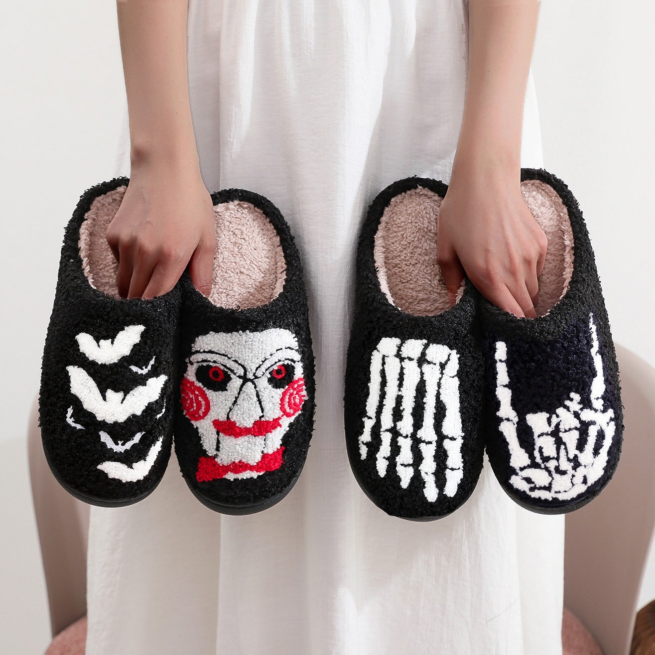 Halloween Thick-soled Plush Slippers (Buy Two or More Get Extra 20% Off)