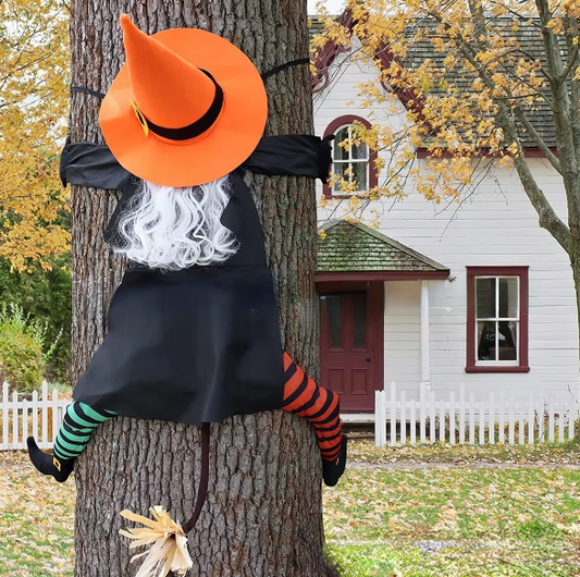 Halloween Tree Hanging Witch Decorations