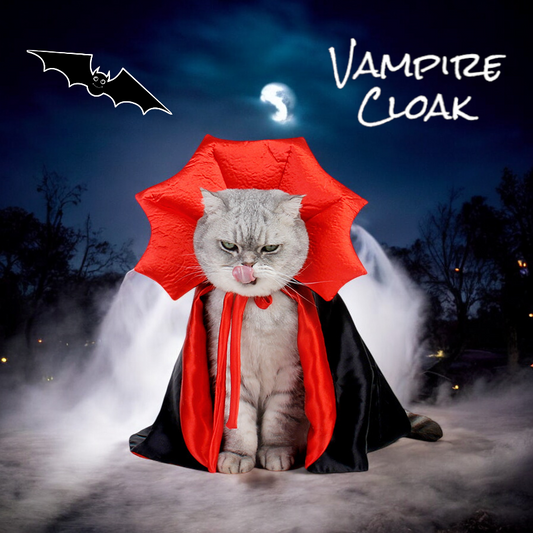 Pet Halloween Costume Vampire Cloak