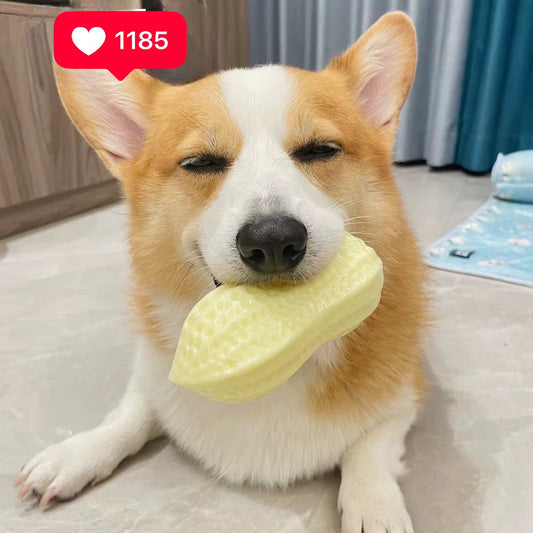 Dog Chewing Sound Making Pet Toy Peanuts Shape Bite-resistant (Buy Two or More Get Extra 20% Off)