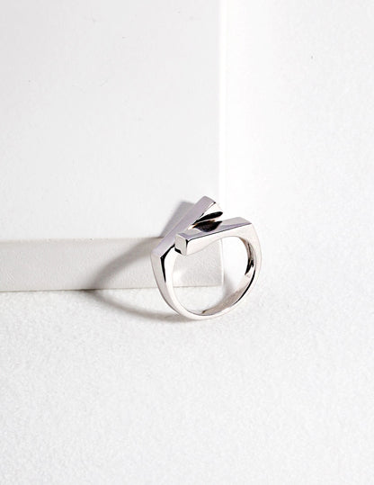 Sterling Silver Minimalist Style Ring