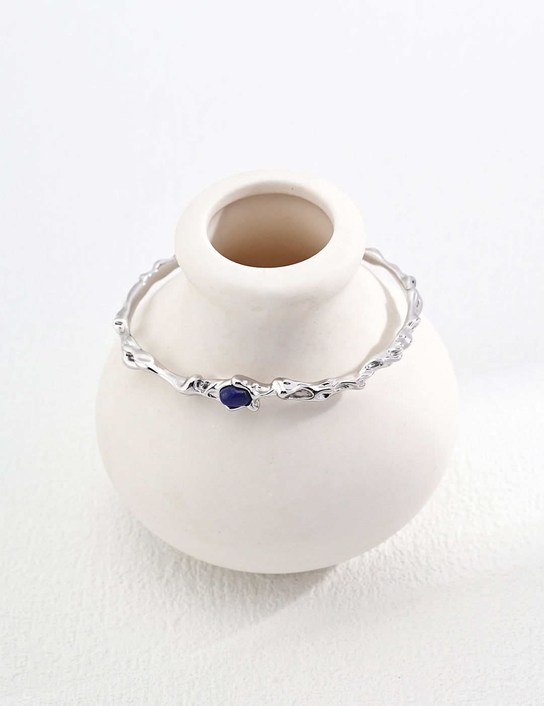 Sterling Silver Lapis Lazuli Bracelet